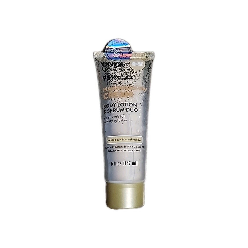 ONYX Marshmellow Cream Foaming Body Scrub 12 Oz And Body Lotion Serum Duo 5 Oz